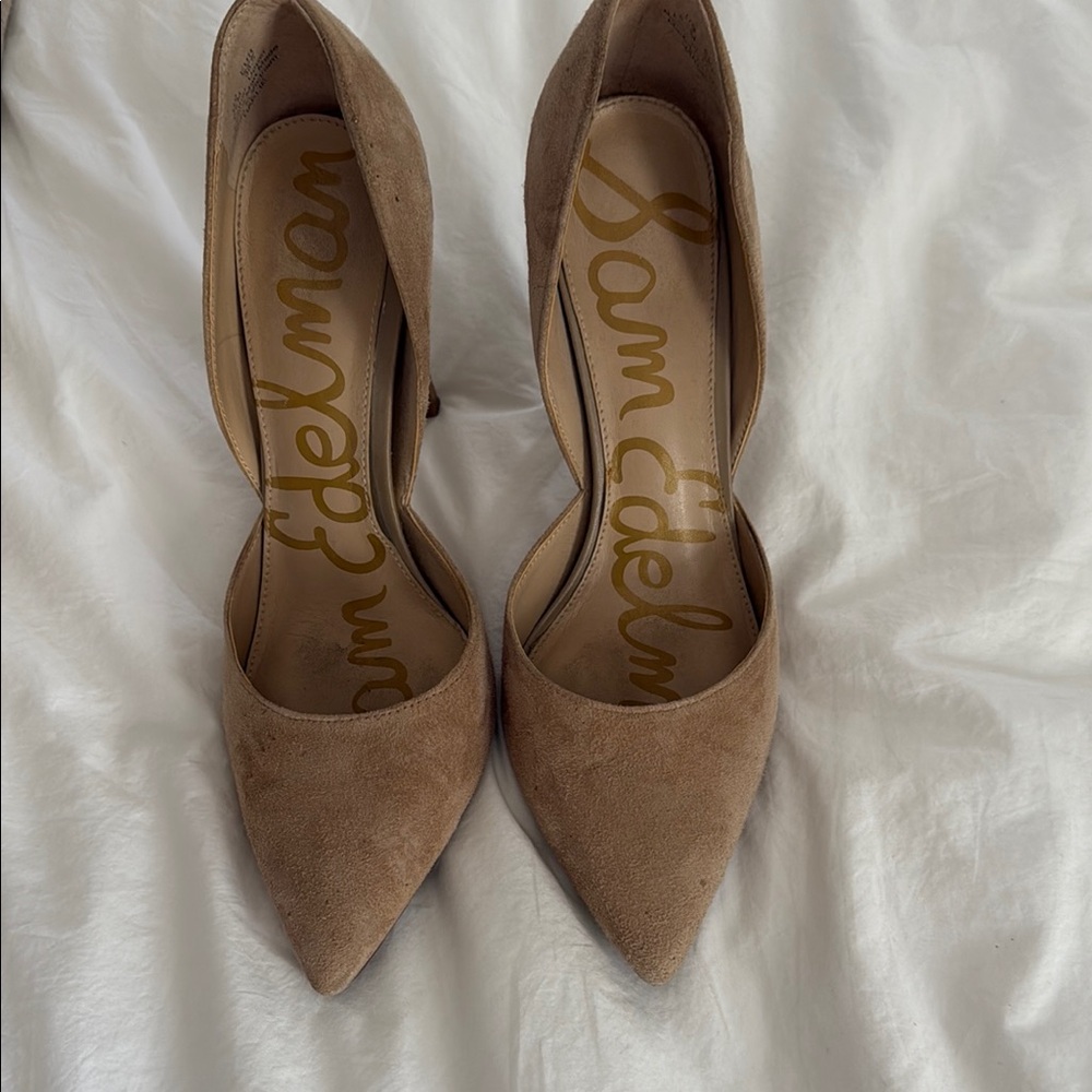 Sam Edelman Tan Heels Elegant Design